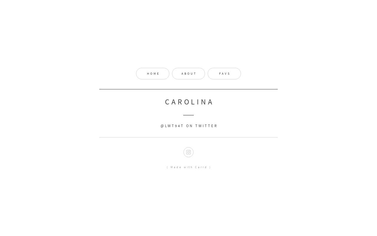 Carrd profile picture for @carolina